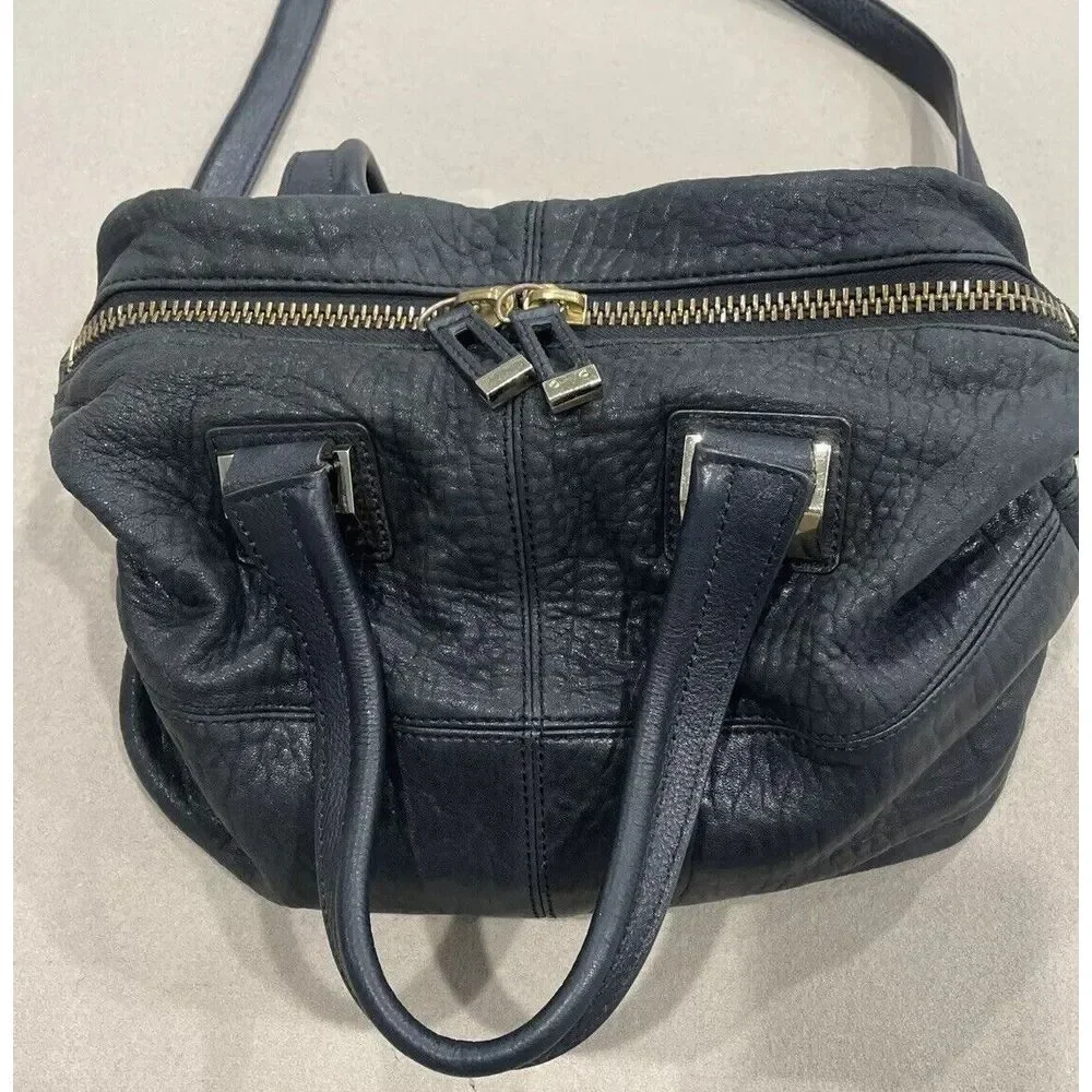 VINCE CAMUTO Crossbody Bag W 12 x H 10 x D 5 Rich Brass Hardware Genuine Leather